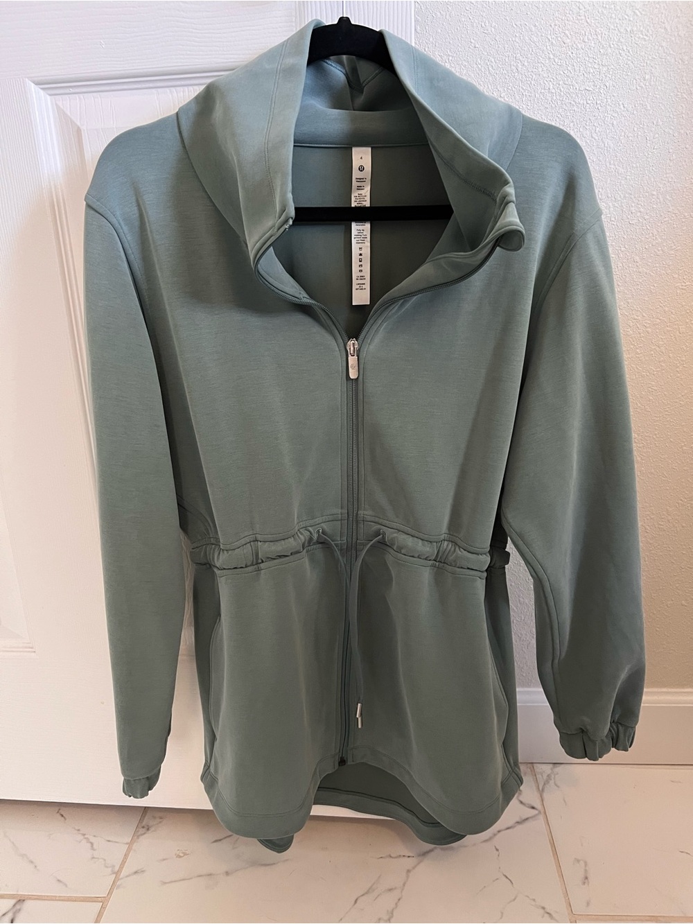 Lululemon Softened Cinch-Waist Jacket — Tidewater Teal